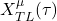 X^{\mu}_{TL}(\tau)
