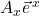 A_x\vec{e}^{\,x}