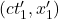 (ct_1^{\prime},x_1^{\prime})