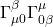 \Gamma^{\beta}_{\mu 0} \Gamma^{\mu}_{0 \beta}