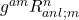 g^{am} R^n_{anl;m}