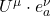 U^{\mu} \cdot e^{\nu}_a