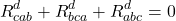 \[ R^d_{cab} + R^d_{bca} + R^d_{abc} = 0  \]