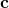 \mathbf{c}