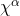 \chi^{\alpha}