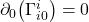 \partial_{0}\bigl( \Gamma^{i}_{i0}  \bigr) = 0