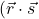 (\vec{r} \cdot \vec{s}