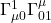 \Gamma^{1}_{\mu 0} \Gamma^{\mu}_{01}