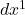 dx^1