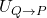 U_{Q  \rightarrow P}