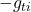 -g_{ti}