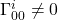 \Gamma^i_{00} \neq 0
