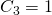 C_3 = 1