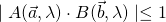 \mid A(\vec{a},\lambda)\cdot B(\vec{b},\lambda)\mid \leq 1