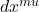 dx^{mu}