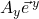 A_y\vec{e}^{\,y}