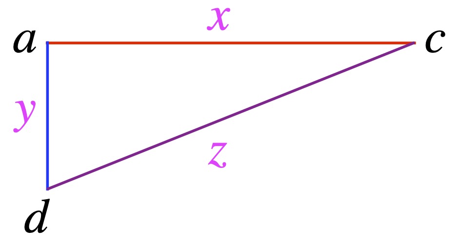 Pythagorean theorem as applied to Michelson-Morley Experiment